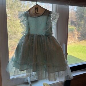 Dusty Blue Princess Dress for Toddler 2T